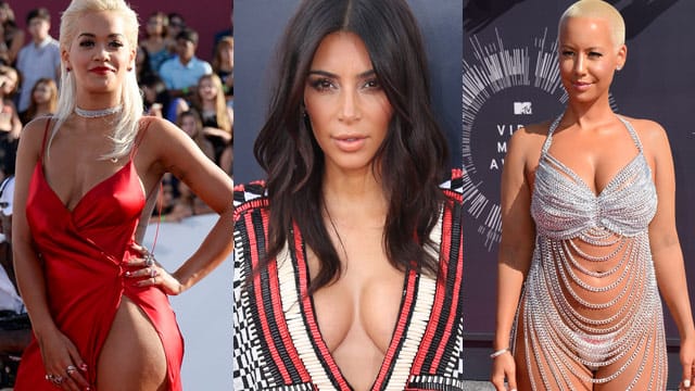 Rita Ora, Kim Kardashian und Amber Rose setzen bei den MTV VMAs ihre Vorzüge in Szene.