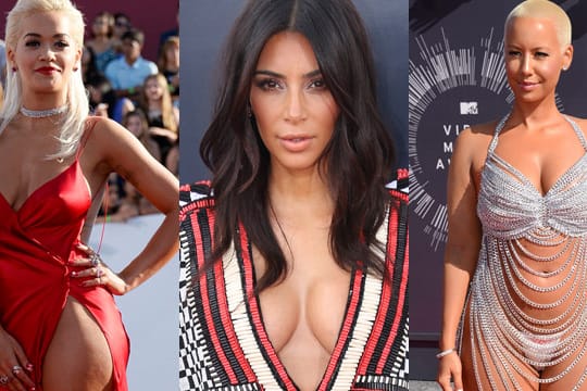 Rita Ora, Kim Kardashian und Amber Rose setzen bei den MTV VMAs ihre Vorzüge in Szene.