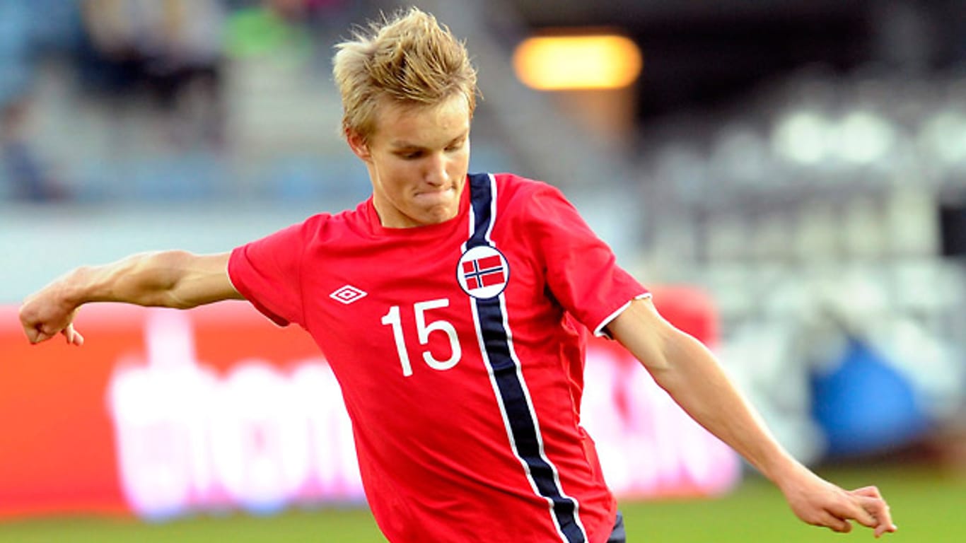 A-Nationalspieler mit 15-Jahren: Norwegens Martin Ödegaard.
