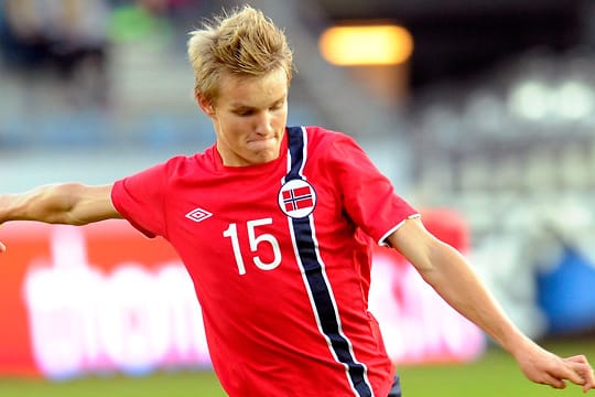 A-Nationalspieler mit 15-Jahren: Norwegens Martin Ödegaard.