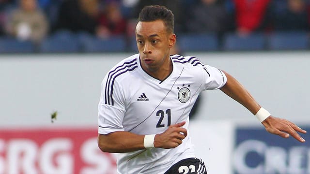 U21-Nationalspieler Karim Bellarabi 2012 beim EM-Qualifikationsspiel gegen die Schweiz.