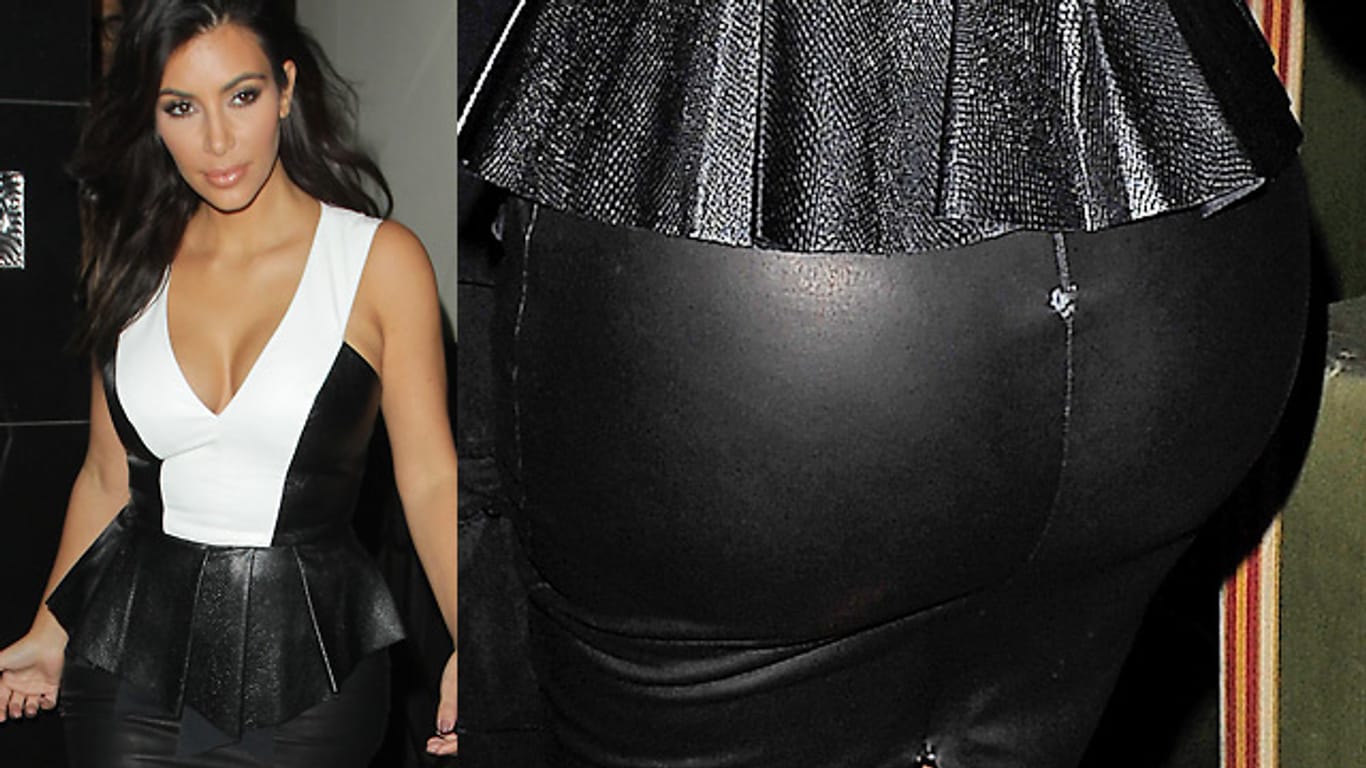 Loch im Kleid: Hier drin macht Kim Kardashian keine gute Figur.