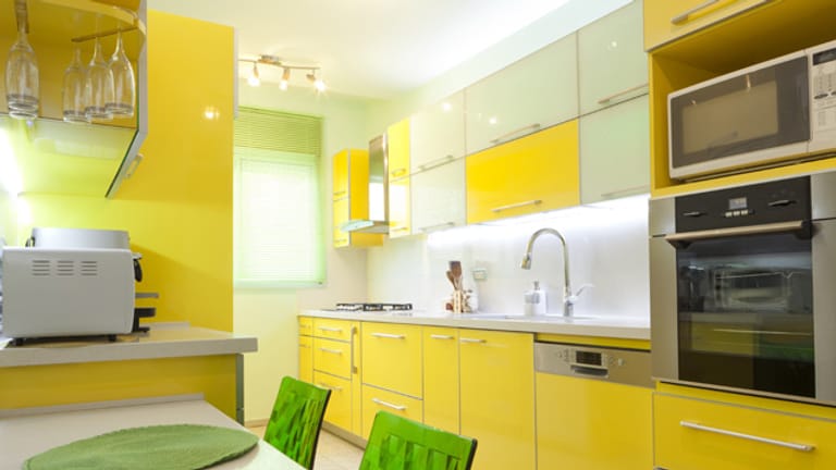 Mit ein bisschen Farbe können Sie Ihre Küche komplett neu gestalten
