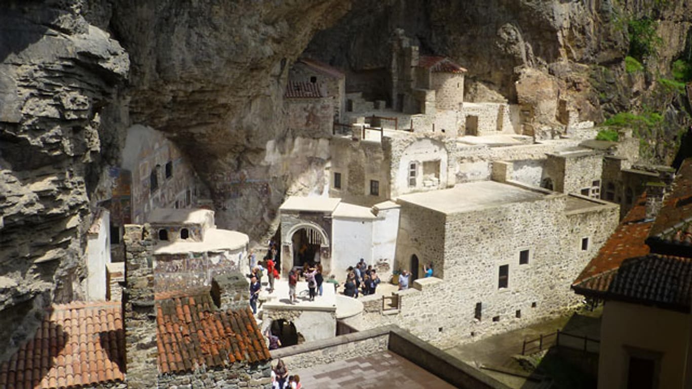 Das Felskloster Sumela ist die berühmteste Attraktion der Schwarzmeerküste
