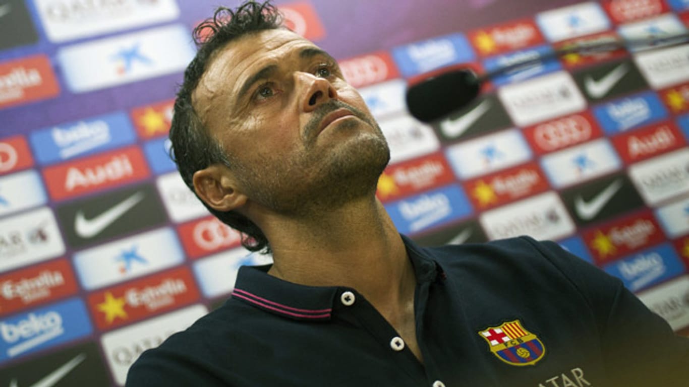 Barcelonas neuer Trainer Luis Enrique hat eine klare Vorstellung von Disziplin.