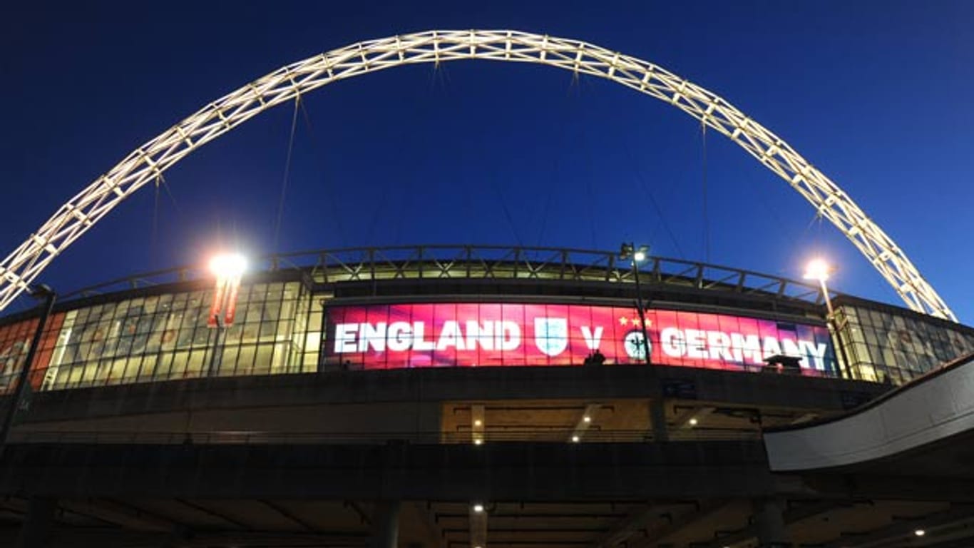 Das Wembley-Stadion in London ist Endspielort der EM 2020.