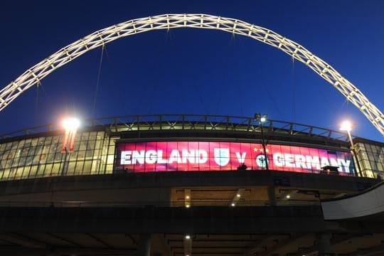 Das Wembley-Stadion in London ist Endspielort der EM 2020.