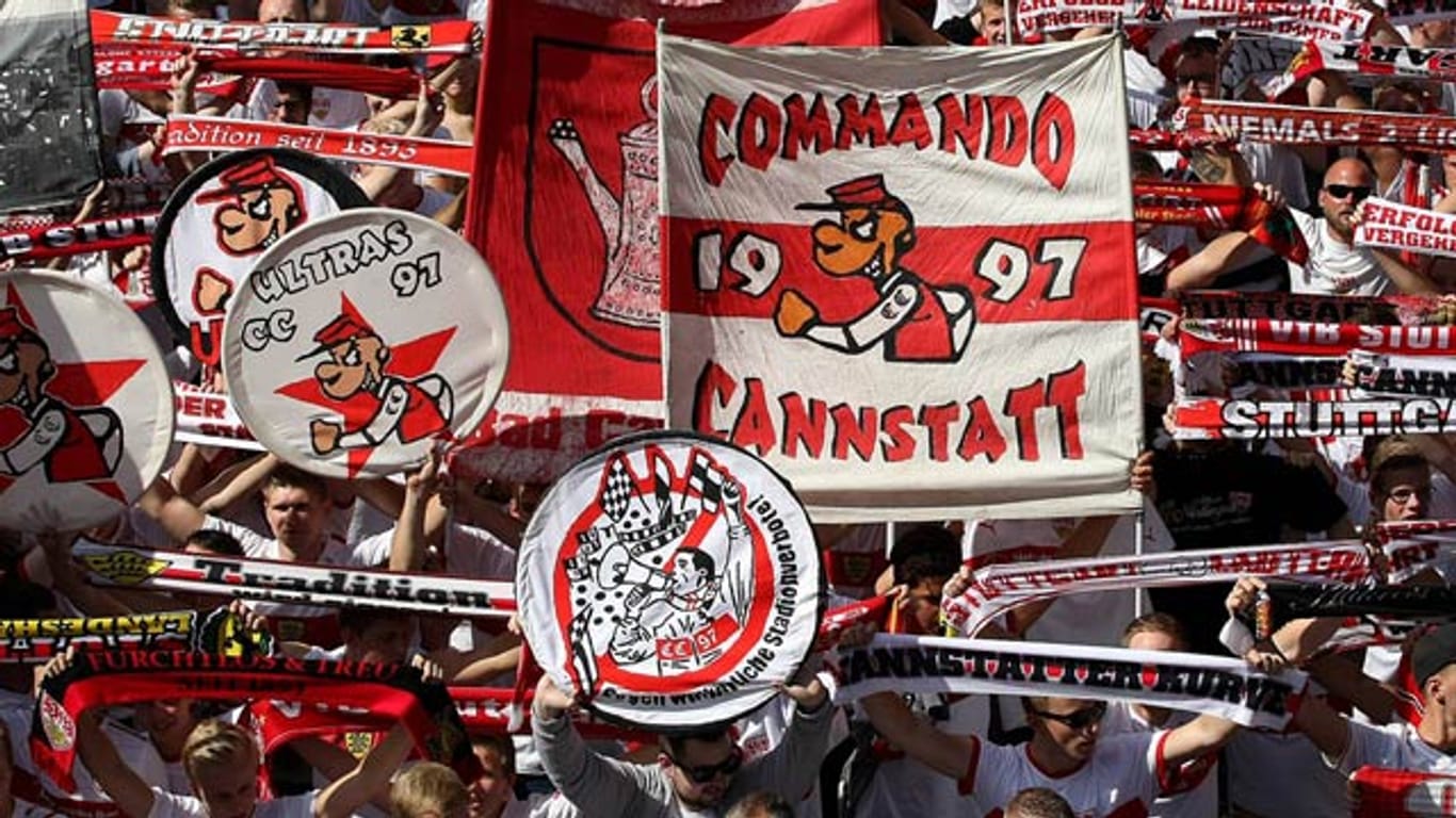 Mit lautstarker Unterstützung dürfte erst einmal Schluss sein: Die Stuttgarter Fangruppierung "Commando Cannstatt" steht nicht mehr zum VfB.