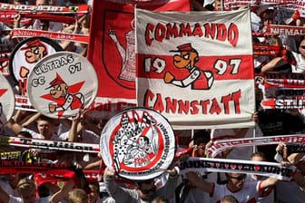 Mit lautstarker Unterstützung dürfte erst einmal Schluss sein: Die Stuttgarter Fangruppierung "Commando Cannstatt" steht nicht mehr zum VfB.