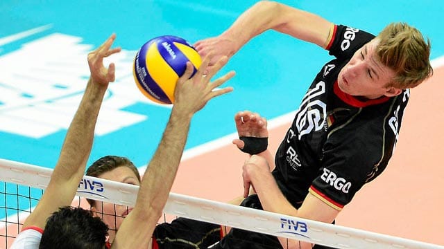 Nationalspieler Max Günthör in Aktion
