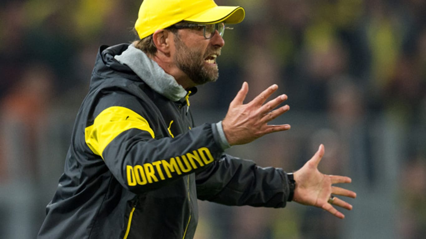 Zum Verzweifeln: Dortmund-Trainer Jürgen Klopp hadert mit den schwachen Defensivleistungen seiner Mannschaft gegen Stuttgart.
