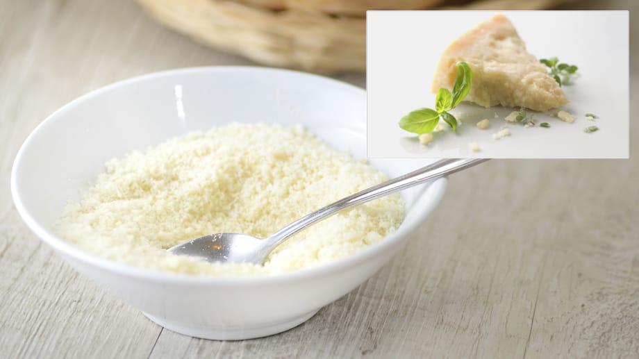 Stiftung Warentest: Auch bereits geriebener Parmesankäse schmeckt aromatisch und würzig.