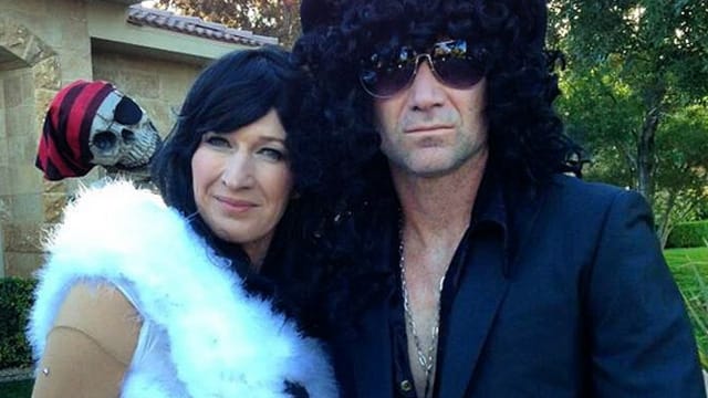 Steffi Graf und Andre Agassi in ihren Halloween-Kostümen von 2012. Steffi Graf und Andre Agassi in ihren Halloween-Kostümen von 2012.