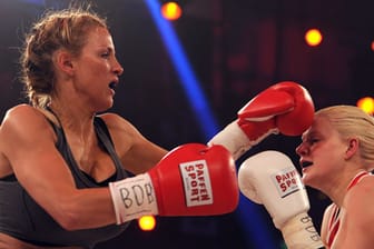 Jordan Carver und Melanie Müller kämpfen beim "Promiboxen" gegeneinander.