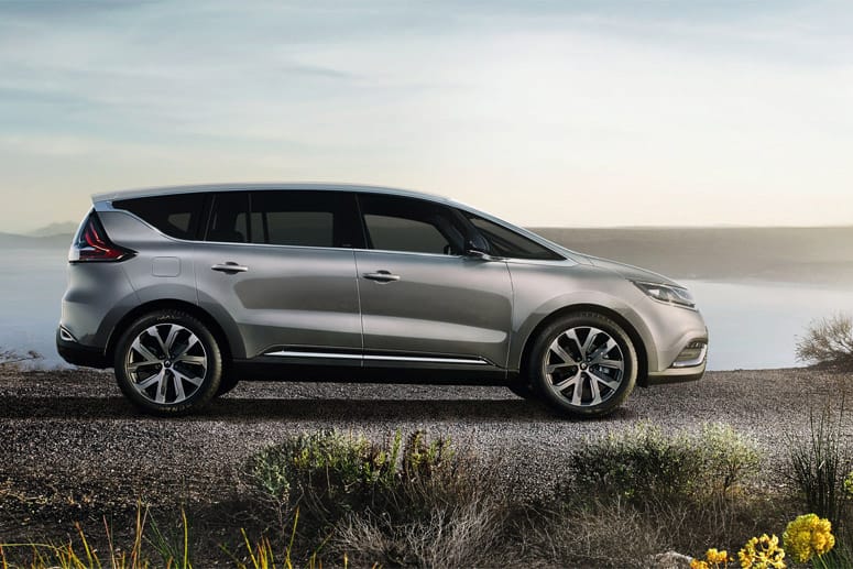 Renault stellt auf dem Pariser Autosalon den neuen Espace vor.