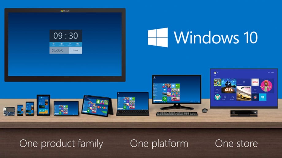 Windows 10 wird für alle Plattformen entwickelt.