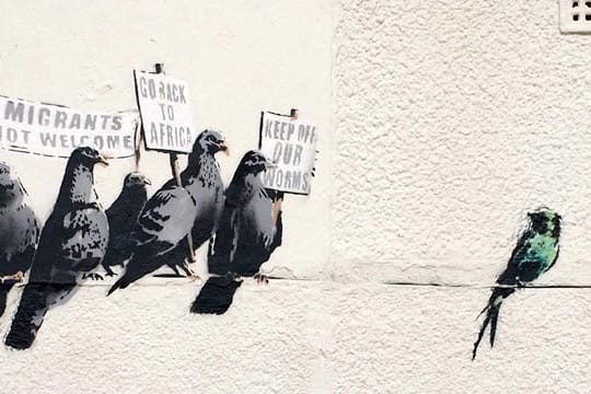 Clacton-on-Sea: Dieses Graffiti von Banksy wurde versehentlich entfernt.
