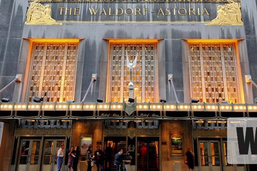 Eines der Wahrzeichen von New York: Das Waldorf-Astoria