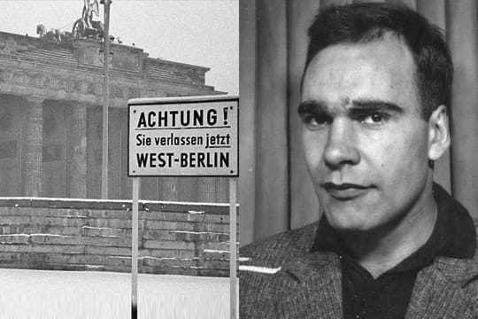 Burkhart Veigel im Jahr 1965 - damals arbeitete er fast rund um die Uhr, um DDR-Bürgern die Flucht in den Westen zu ermöglichen