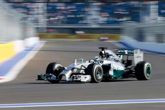 Lewis Hamilton war im zweiten freien Training in Sotschi nicht zu schlagen.