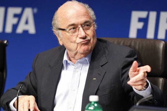 FIFA-Präsident Sepp Blatter beim Meeting des Exekutiv-Kommittees in Zürich.