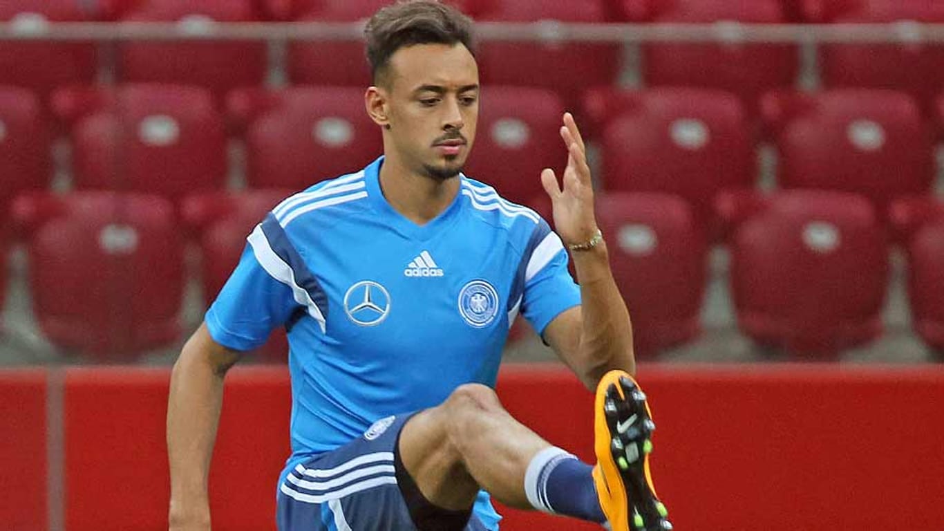 Karim Bellarabi gibt gegen Polen sein Debüt für die deutsche Nationalmannschaft.