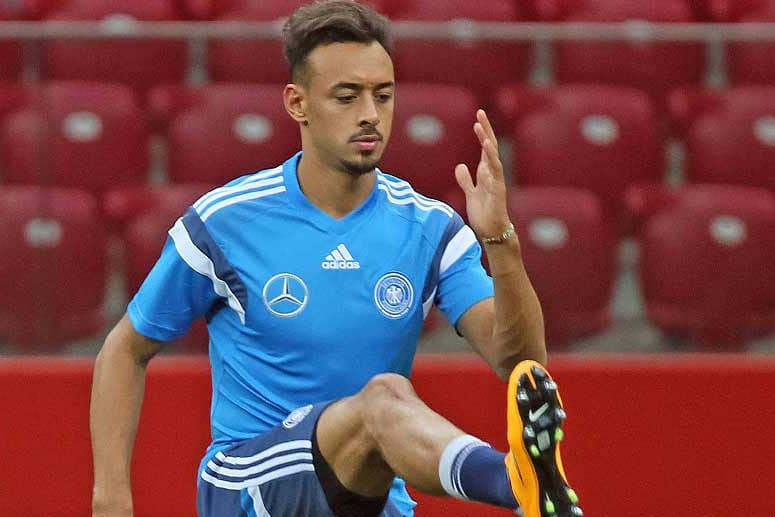 Karim Bellarabi gibt gegen Polen sein Debüt für die deutsche Nationalmannschaft.