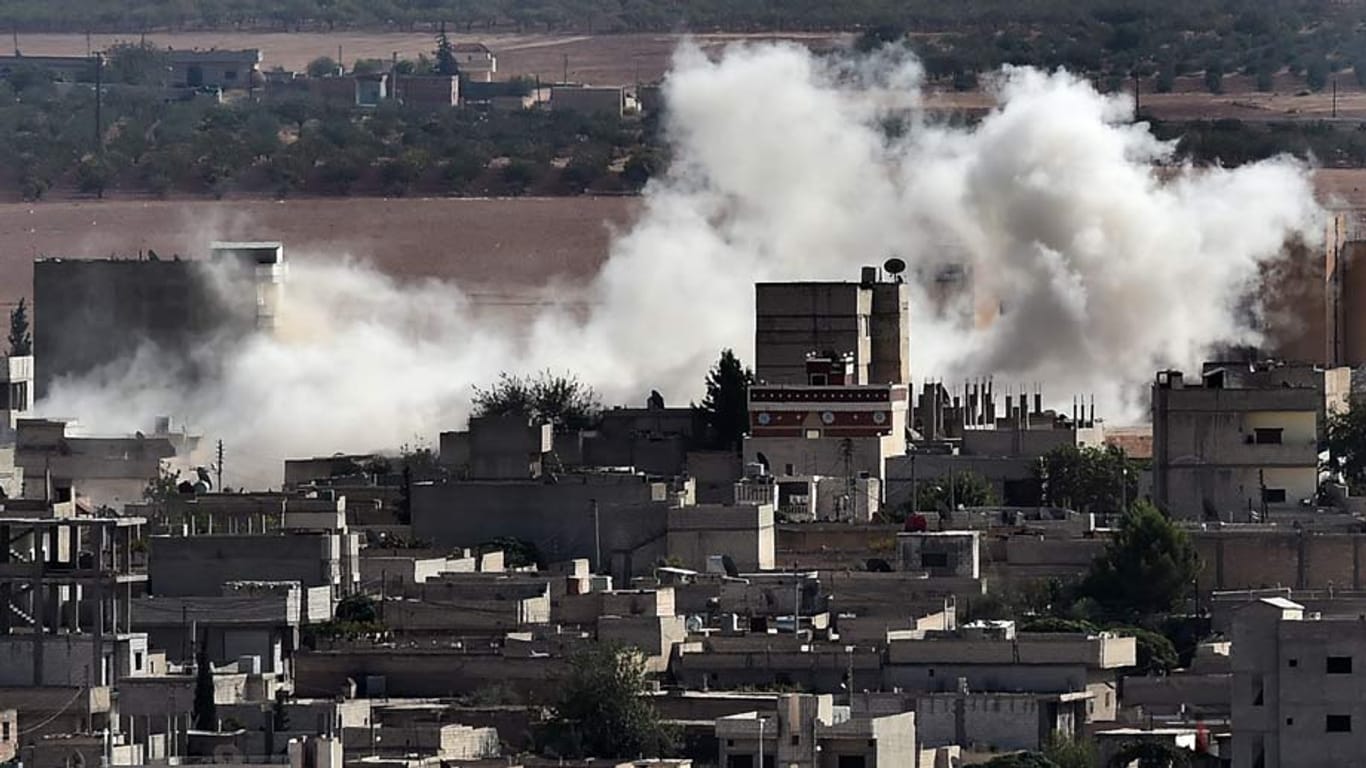 Die Kurdenenklave Kobane ist heftig umkämpft