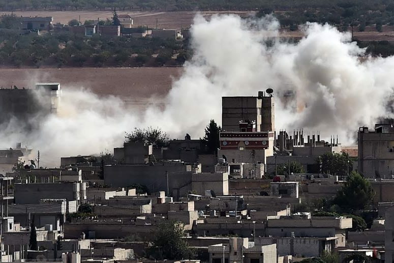 Die Kurdenenklave Kobane ist heftig umkämpft