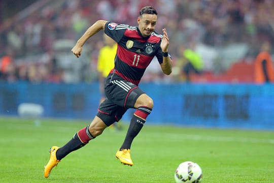 Immer aktiv und voller Spielfreude: Karim Bellarabi in der Partie gegen Polen.