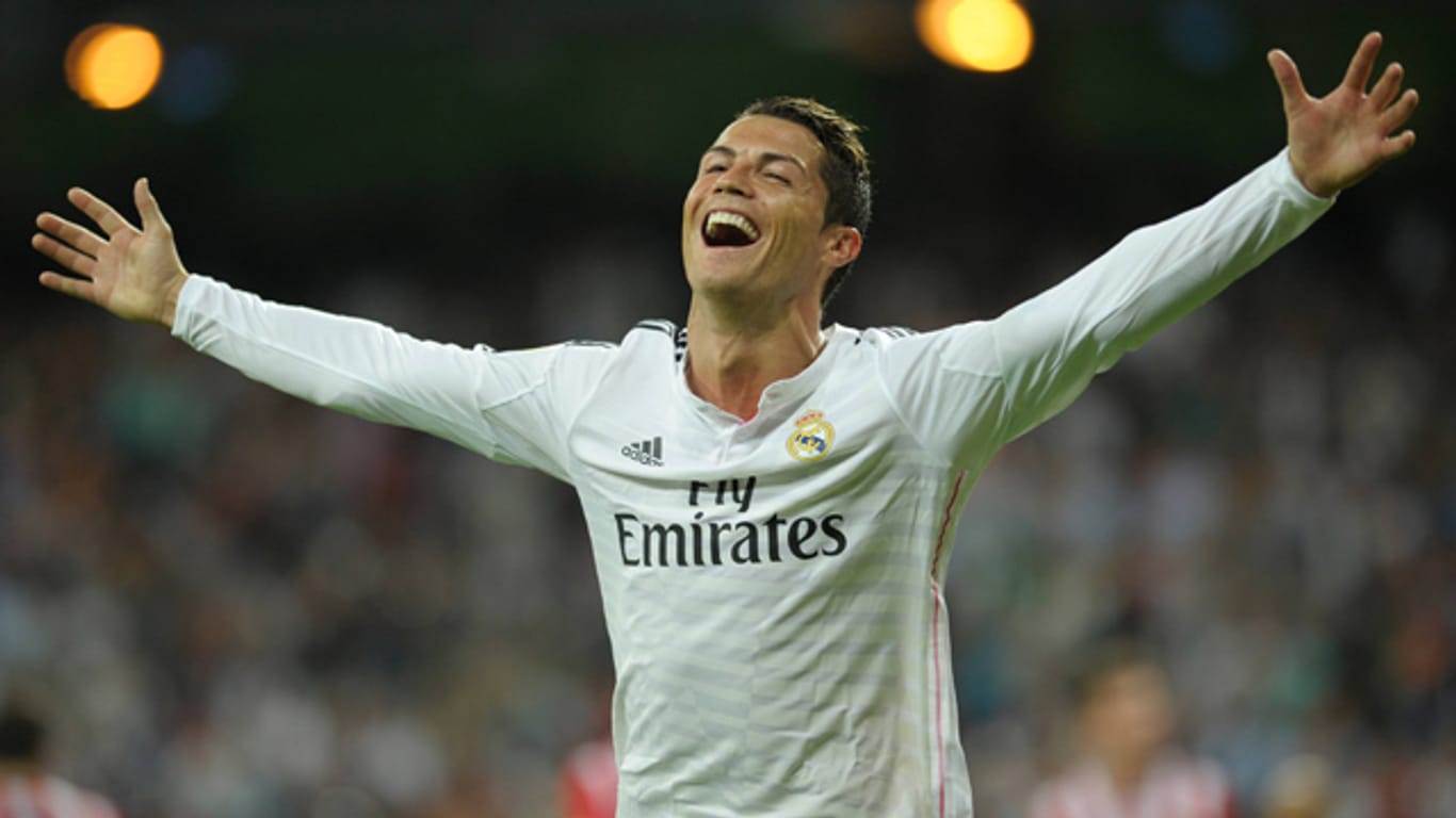 Cristiano Ronaldo von Real Madrid gehört zu den teuersten Fußballern der Welt.