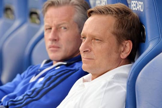 Keine Zukunft mehr: Horst Heldt hat die Zusammenarbeit mit Jens Keller (li.) beendet.
