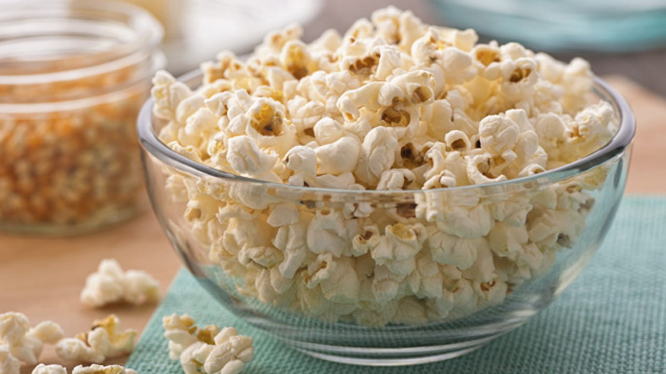 Popcorn ist nicht nur ein süßer Snack - auch salziges Popcorn ist sehr beliebt