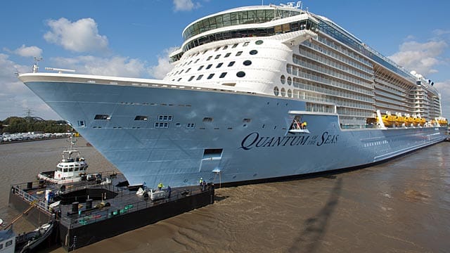 "Quantum of the Seas" (Archivbild): Einige Passagiere mussten zurückbleiben.