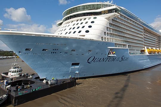 "Quantum of the Seas" (Archivbild): Einige Passagiere mussten zurückbleiben.