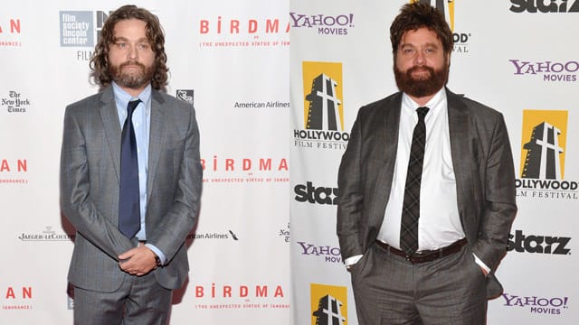 Der "Hangover"-Darsteller Zach Galifianakis hat mehr als 20 Kilos abgenommen.