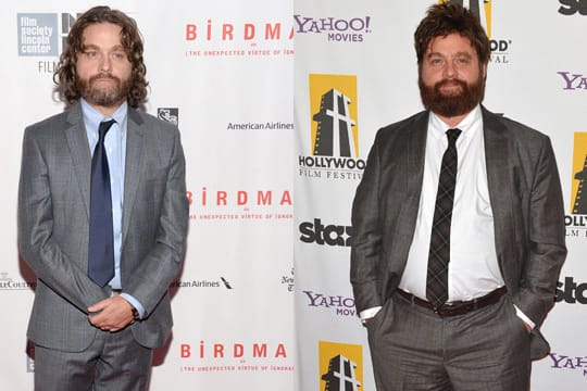 Der "Hangover"-Darsteller Zach Galifianakis hat mehr als 20 Kilos abgenommen.