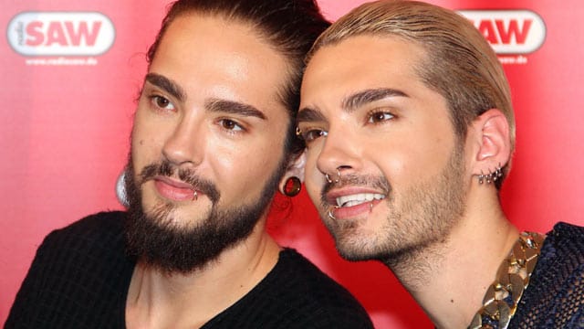 Die Brüder Tom (li.) und Bill Kaulitz von Tokio Hotel