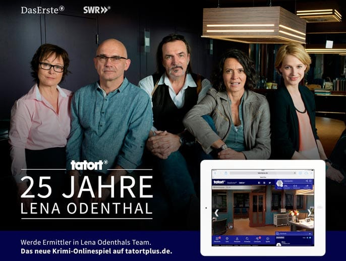 Schon zum dritten Mal können "Tatort"-Fans beim SWR mit ermitteln. Auf "tatortplus.de" geht Odenthals Fall auch nach Ende der Ausstrahlung weiter.