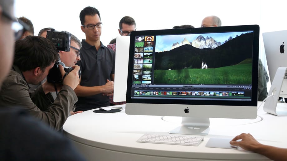 Apple richtet sich mit dem iMac mit dem Retina 5K Display vor allem an Fotografen und Videofilmer.