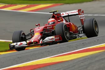 Kimi Räikkönen - hier beim Rennen in dieser Saison in Spa - holte 2007 den letzten WM-Titel für Ferrari.