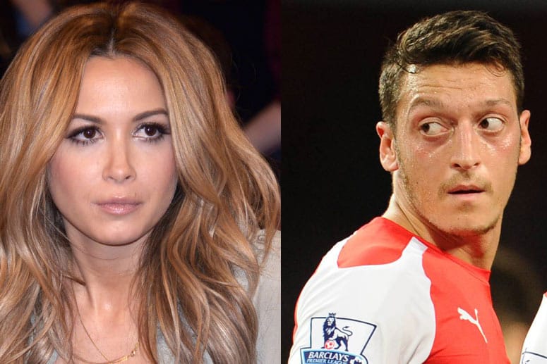 Getrennt: Mandy Grace Capristo und Mesut Özil.