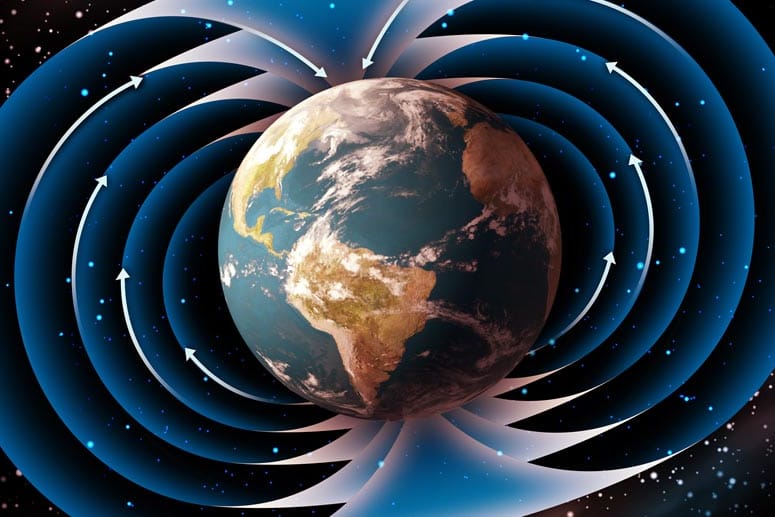 Vor 41.000 Jahren wanderte der magnetische Nordpol binnen 200 Jahren zum Südpol, verweilte dort 440 Jahre und kehrte anschließend zurück in den hohen Norden.