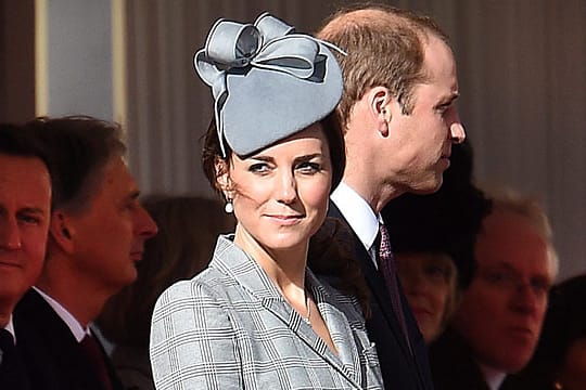 Herzogin Kate und ihr Ehemann Prinz William am Dienstag in London