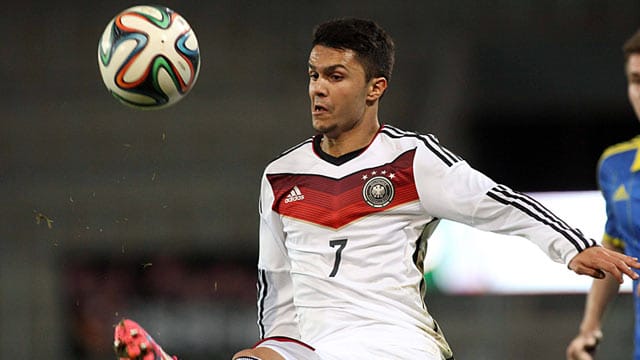 Leonardo Bittencourt im Trikot der deutschen U21-Nationalmannschaft