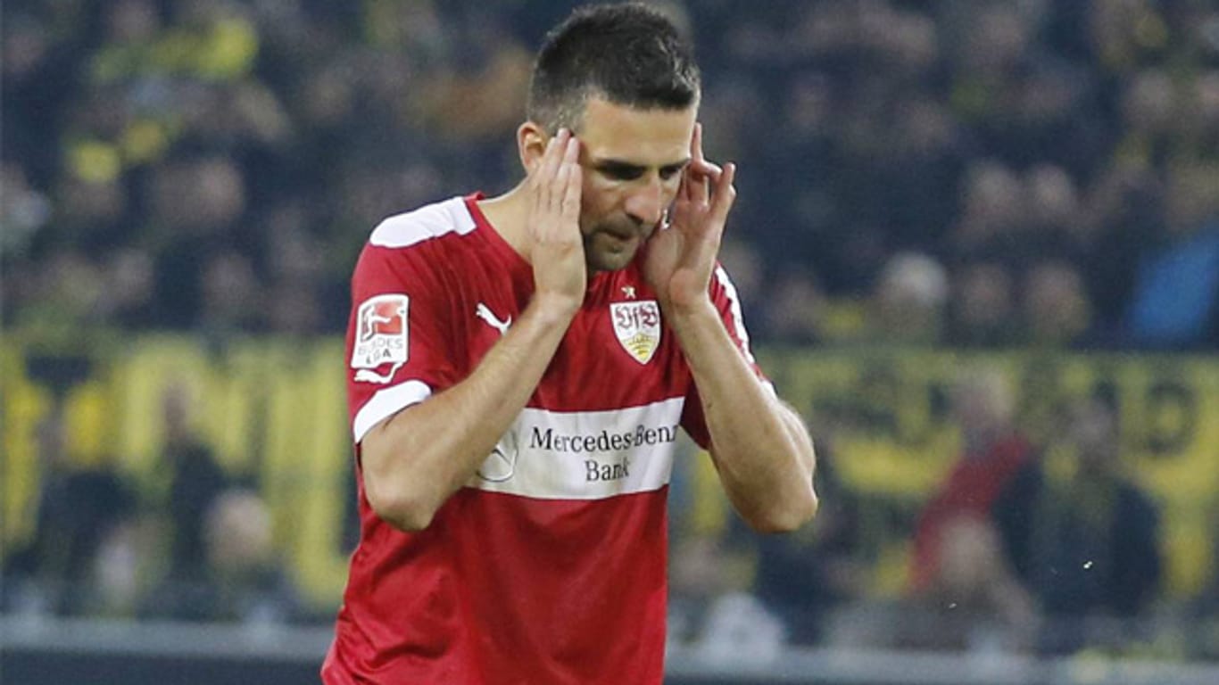 Vedad Ibisevic wird dem VfB Stuttgart wahrscheinlich für den Rest der Hinrunde fehlen.
