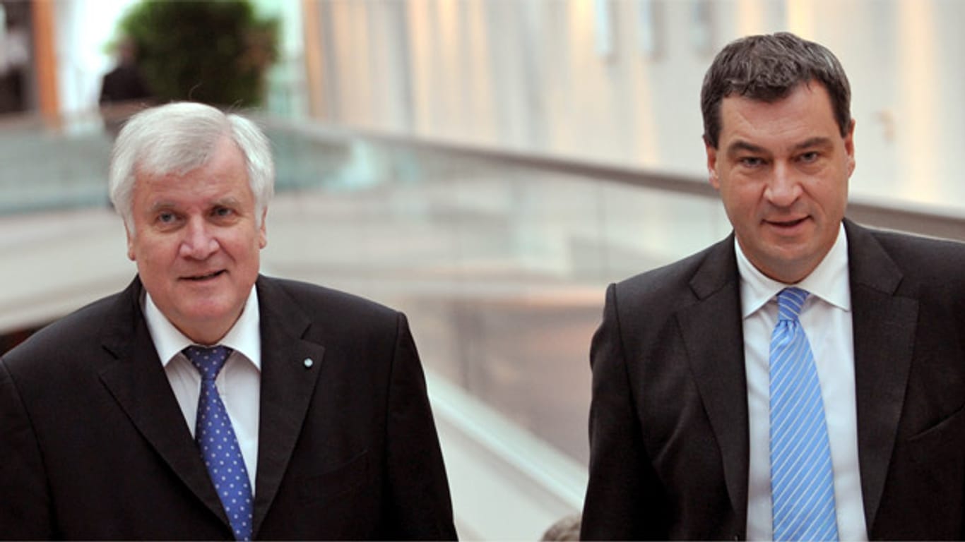 Der König und sein Kronprinz? CSU-Chef Horst Seehofer (links) und Markus Söder.