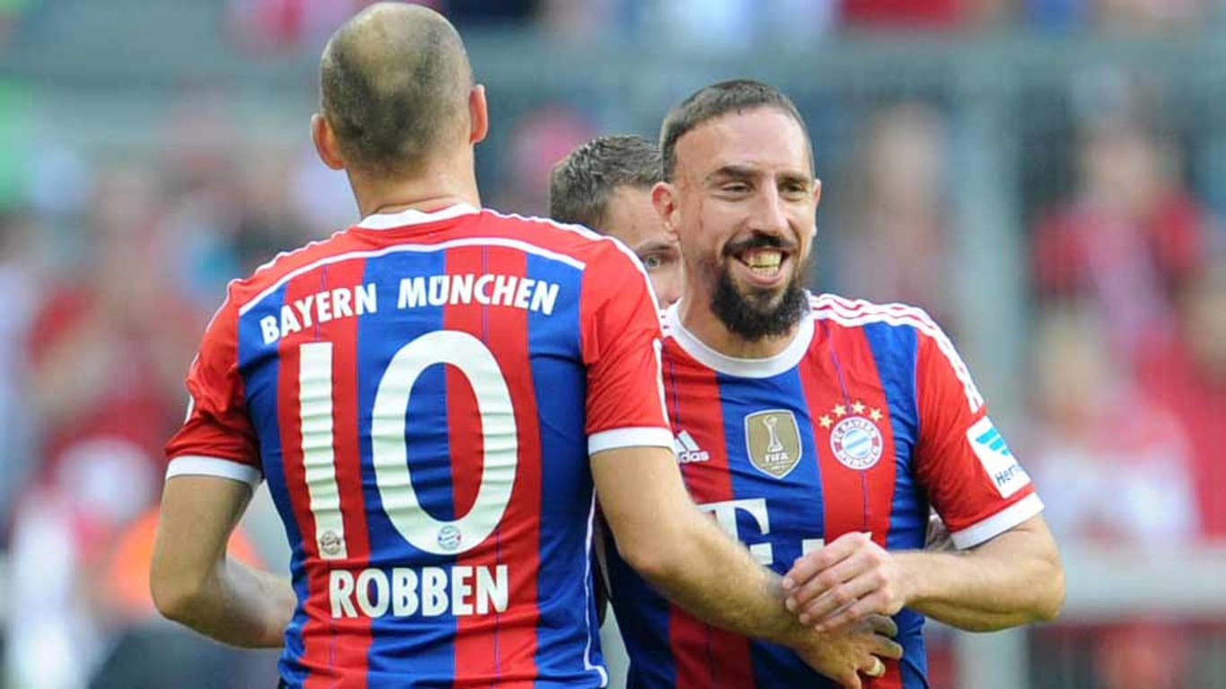 Arjen Robben (li.) und Franck Ribéry haben die letzten Jahre beim FC Bayern geprägt.