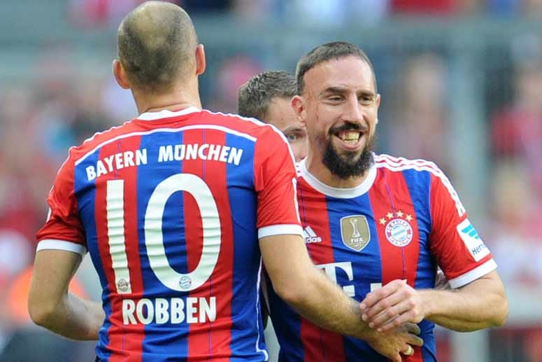 Arjen Robben (li.) und Franck Ribéry haben die letzten Jahre beim FC Bayern geprägt.