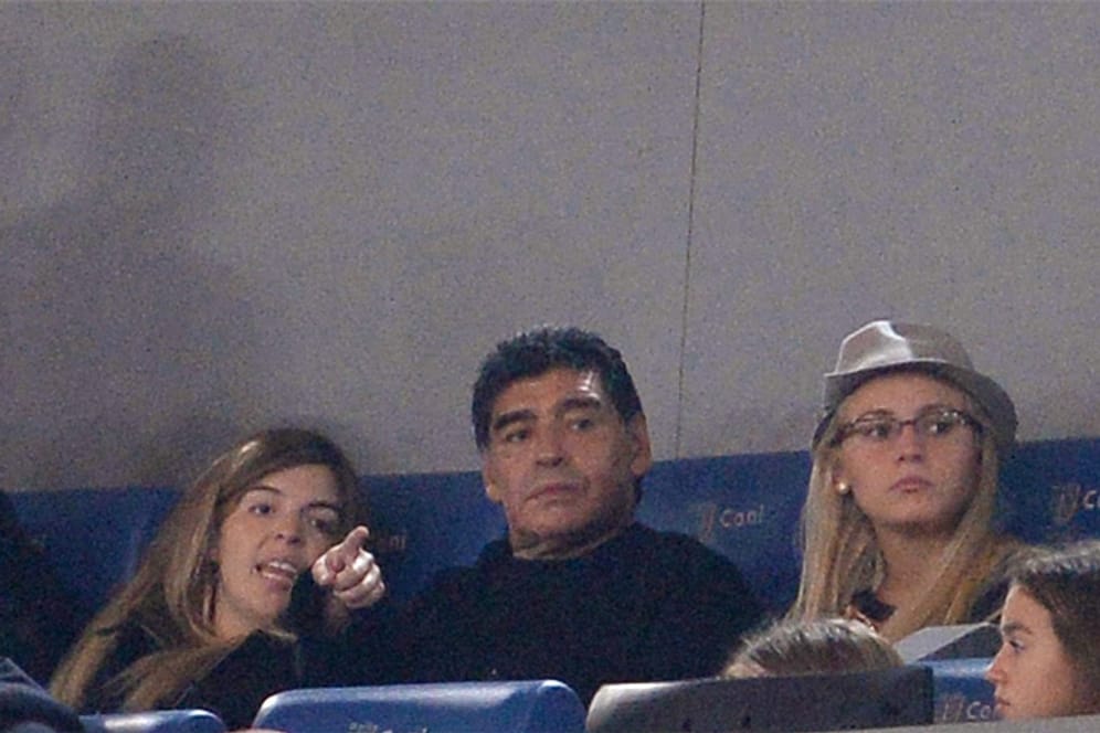 Diego Maradona und Rocio Oliva führen eine turbulente Beziehung.